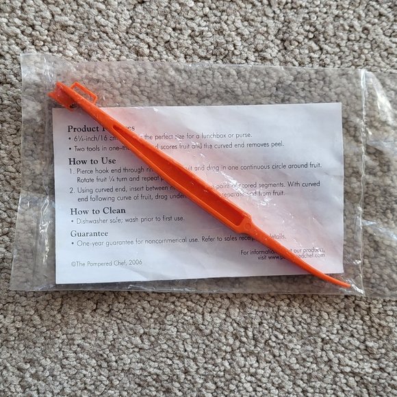 The Pampered Chef Kitchen Pampered Chef Citrus Peeler Sealed Never